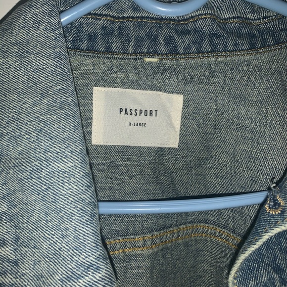 Passport Jackets & Coats Mens Passport Denim Jacket Poshmark